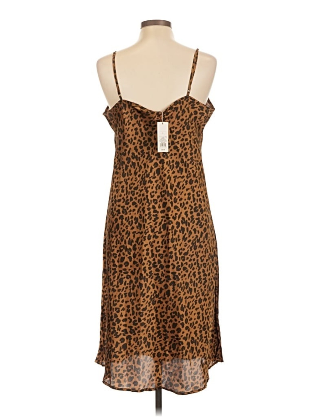 A New Day Leopard Print Slip Dress - Brown - Picture 3 of 7